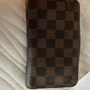 Louis Vuitton vintage damier wallet .